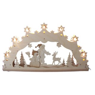 Decor and Design candle arch christmas village with children 3D