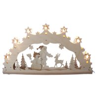 Design & Decor Schwibbogen Weihnachtsmann mit...