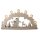Design & Decor Schwibbogen Weihnachtsmann mit Schneemann 3D