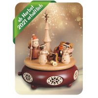 Zeidler music box christi nativity nature