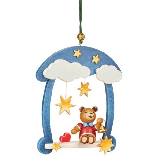 Hubrig tree decoration angel with clarinet