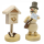 Wagner snowman curling player with stone