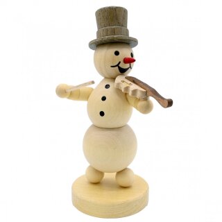 Wagner snowman musician hurdy-gurdy player