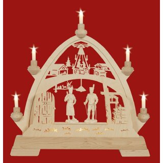 Taulin Gotischer Bogen Weihnachtsstube - mit Figuren