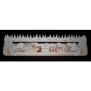 Tietze Schwibbogenerhöhung Dorf mit Kurrendefiguren
