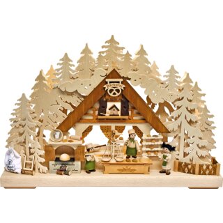 RATAGS 3D Schwibbogen Bäckerei klein