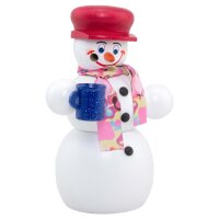 Räuchermann Schneemann mit Glühwein der...