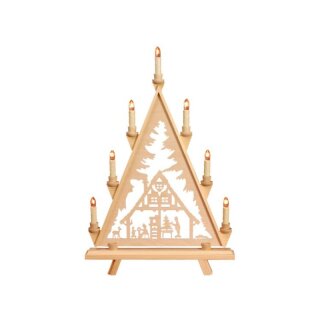 Baumann candle arch triangle motif pyramid