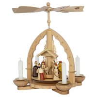 Richard Glässer Tischpyramide Christi Geburt natur