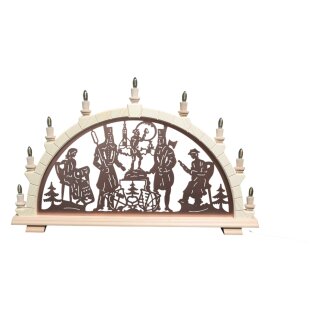 Schwibbogen Motiv Freiberg kupfer