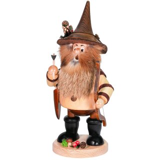 DWU Räuchermann Räuberwichtel mit Bogen