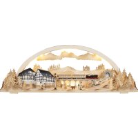 Tietze LED Lichterbogen Diorama-Leuchte Winterland...