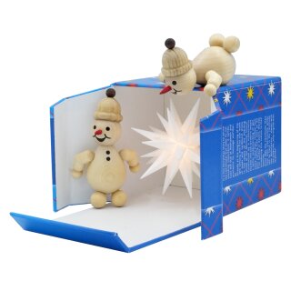 Wagner Schneemann Junior Schöne Bescherung mit Herrnhuter Stern