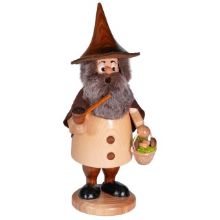 DWU Räuchermann Wichtel Pilzsammler natur