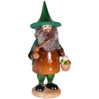 DWU Räuchermann Wichtel Kräutersammler braun