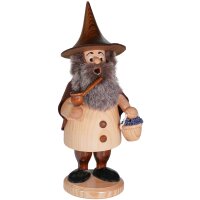 DWU Räuchermann Wichtel Blaubeersammler natur