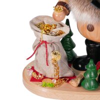 DWU Räuchermann Räuberwichtel mit Goldsack