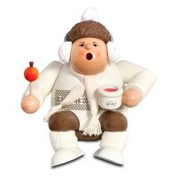 KWO Räuchermann Kantenhocker Weihnachtsmarktbesucherin