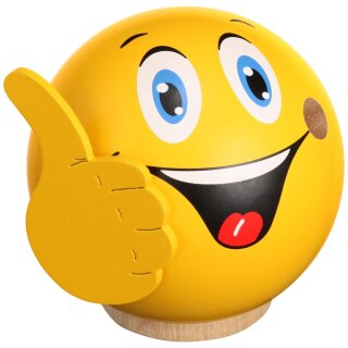 Seiffener Volkskunst eG Räucher - Emoji - Andy der Gewinner