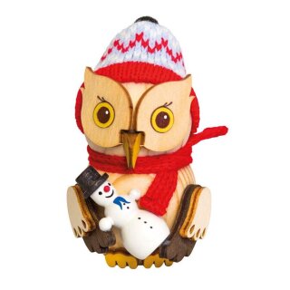 Kuhnert Mini Eule mit Schneemann