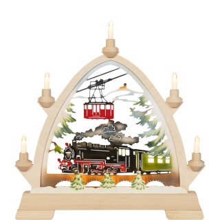 Taulin Rundbogen Eisenbahn farbig - ohne Vorbel.