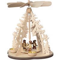 Taulin Pyramide Waldarbeiter für Teelichte
