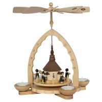 Richard Glässer Tischpyramide Seiffener Kirche mit...