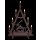Baumann candle arch triangle motif crip