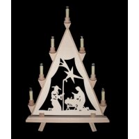 Baumann candle arch triangle Maria with star