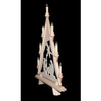 Baumann candle arch triangle Maria with star