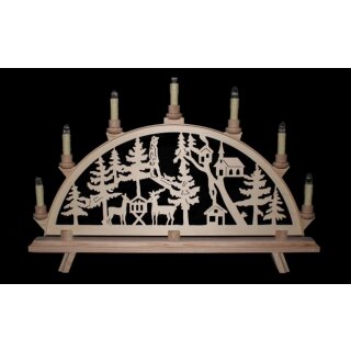 Baumann candle arch motif forest