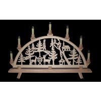 Baumann candle arch motif forest