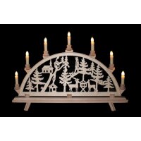 Baumann candle arch motif forest