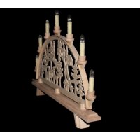 Baumann candle arch motif forest