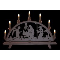 Baumann candle arch Maria with star