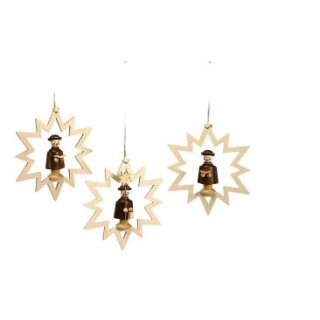 Unger tree decoration carolers star 3 parts