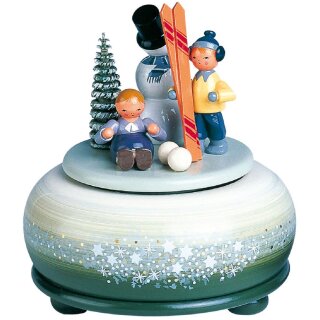 KWO music box with ski small