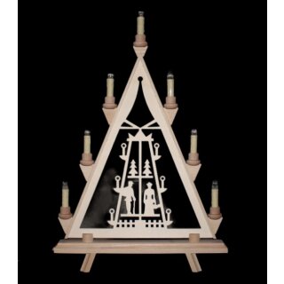 Baumann candle arch triangle motif pyramid