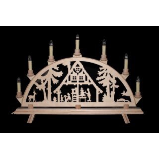 Baumann candle arch motif before Christmas