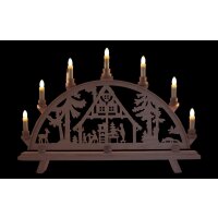 Baumann candle arch motif before Christmas
