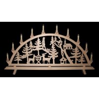 Baumann candle arch motif forest