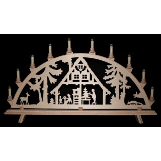 Baumann candle arch motif before Christmas