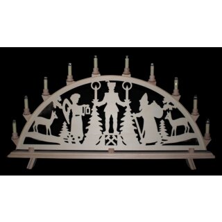 Baumann candle arch motif angel and miner