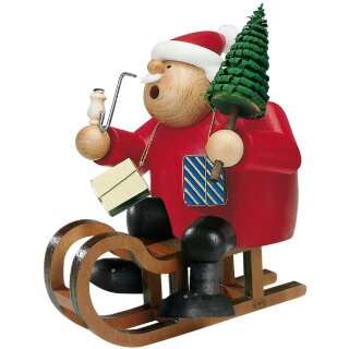 KWO Smoker Santa Claus with carriage