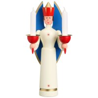Lichterfigur Engel farbig