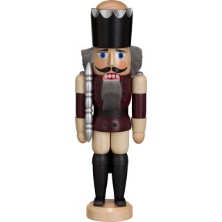 Seiffener Volkskunst eG nutcracker king aubergine