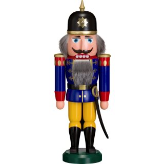 Volkskunst eG from Seiffen nutcracker soldier blue