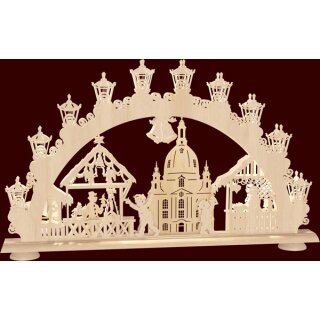 Saico candle arch 3-D arch "Dresdner Striezelmarkt"