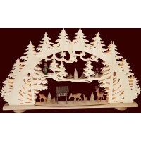 Saico 3-D candle arch forest clearing