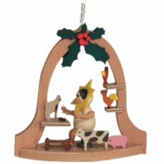 Kuhnert tree decoration star kids with animals